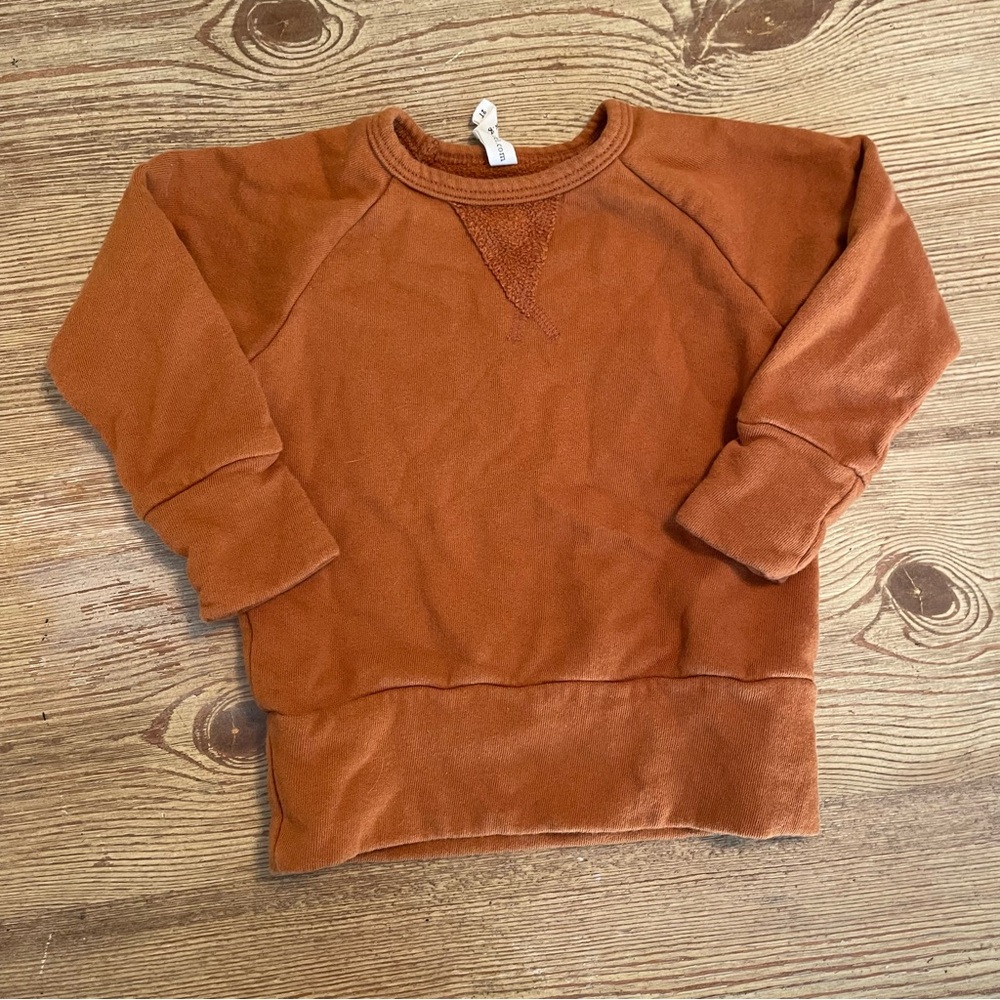 Gus and Steel Orange Brown Sweatshirt